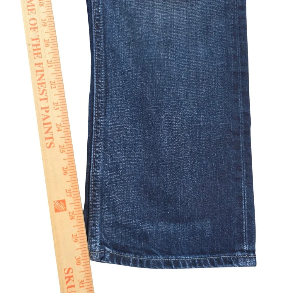 Banana Republic Vintage Straight Jeans Medium Indigo 33x30 Mens Denim
